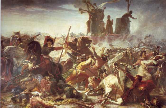 The Battle of Legnano by Amos Cassoli